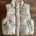 150 Beyond Yoga Big Cozy Puffer Vest Travertine XL