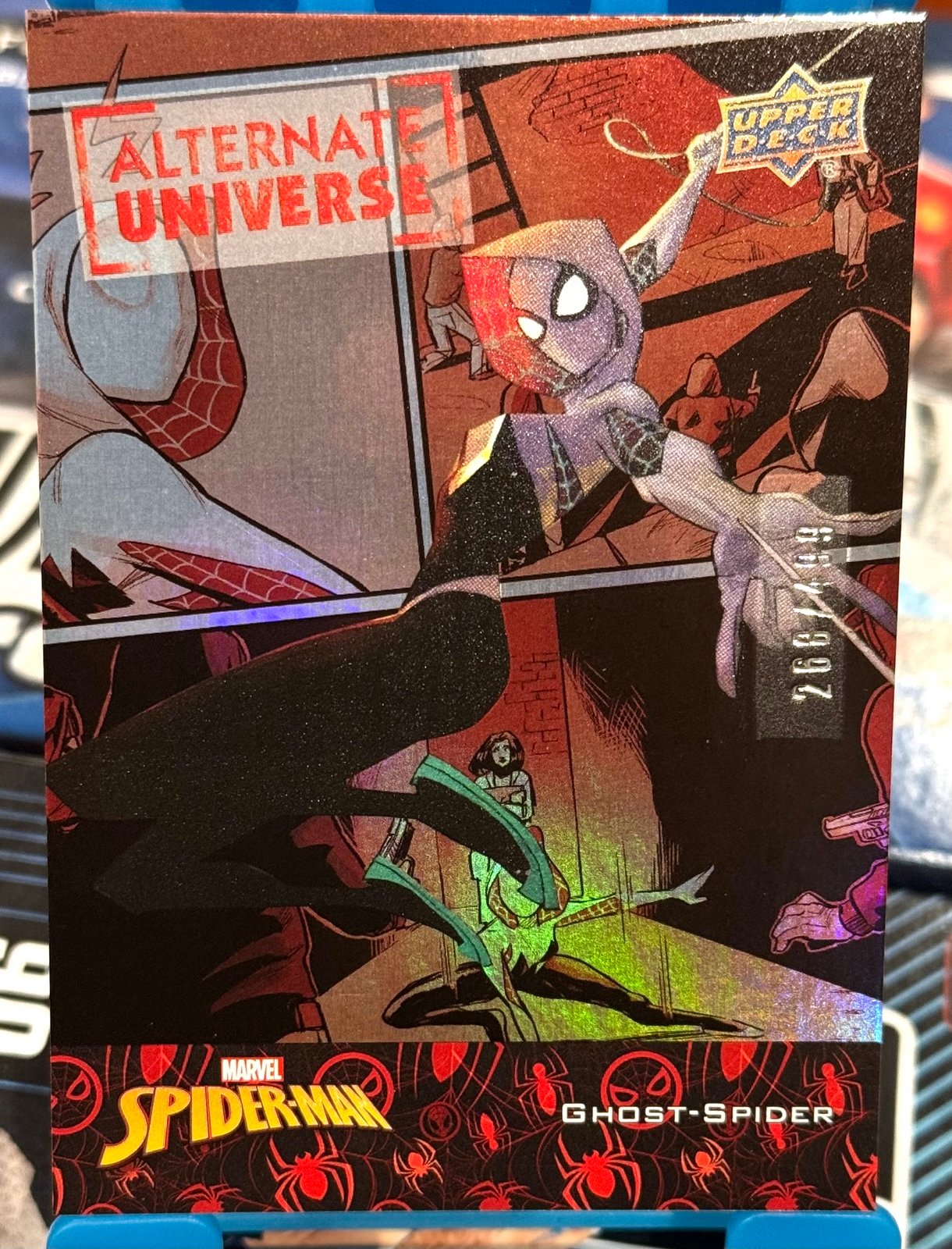 Upper Deck 2024 Marvel Spider-Man Alternate Universe AU-6 Ghost Spider # /499