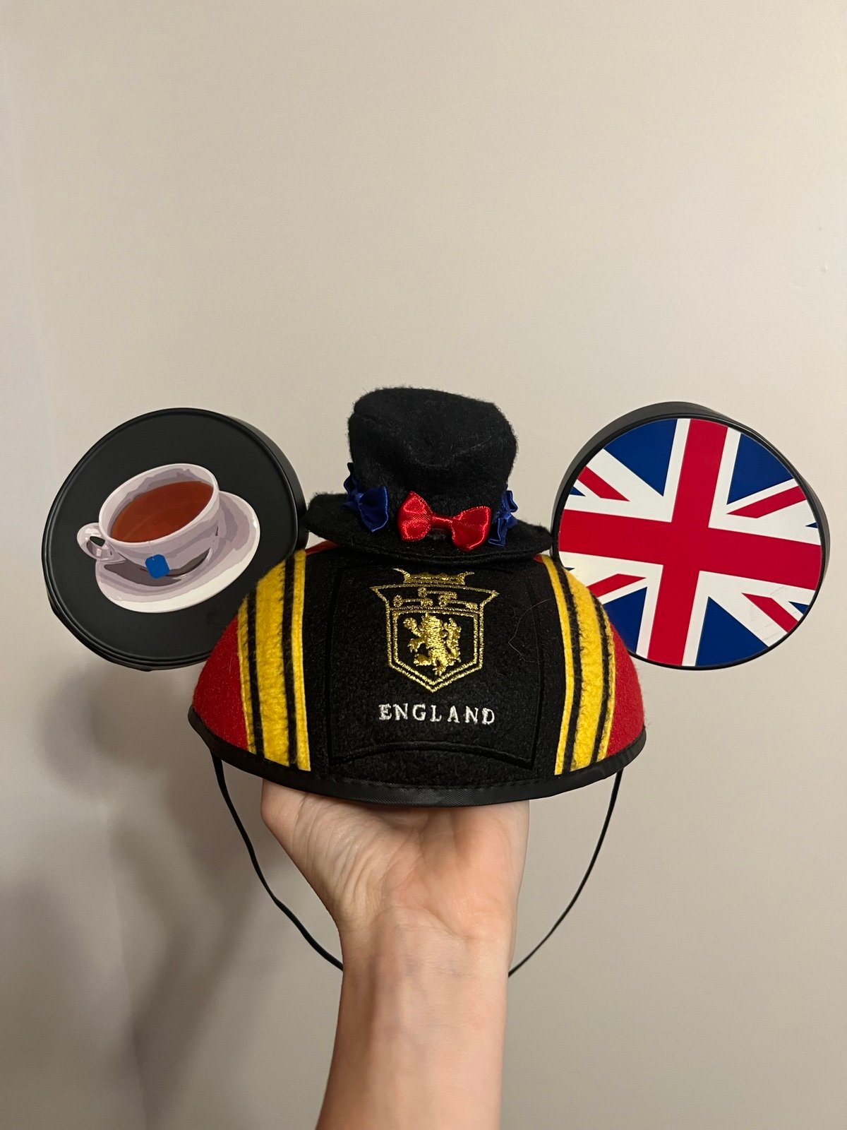 WDW Epcot UK Mouse Ear Hat