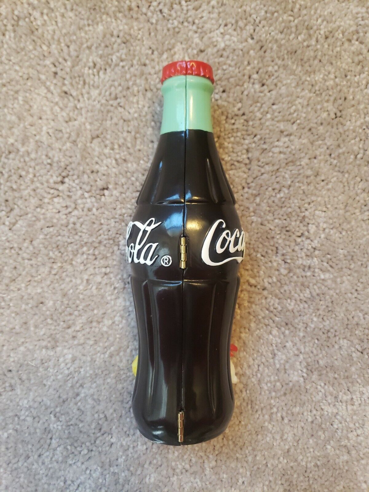 2000 Coca-Cola McDonald's Orlando Convention Hinged Poly Resin Bottle Polar Bear