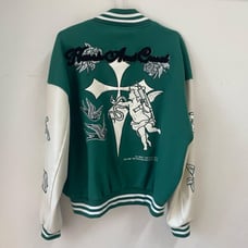 HARSHANDCRUEL Varsity Jacket Green