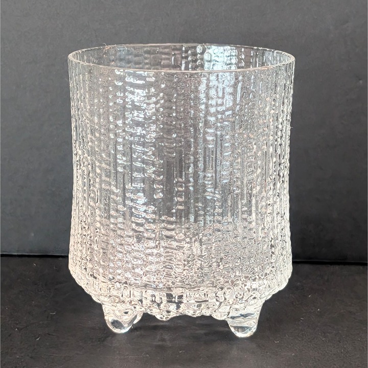 Vtg MCM Iittala Ultima Thule Old Fashioned Glass 9 Oz. Tapio Wirkkala Finland