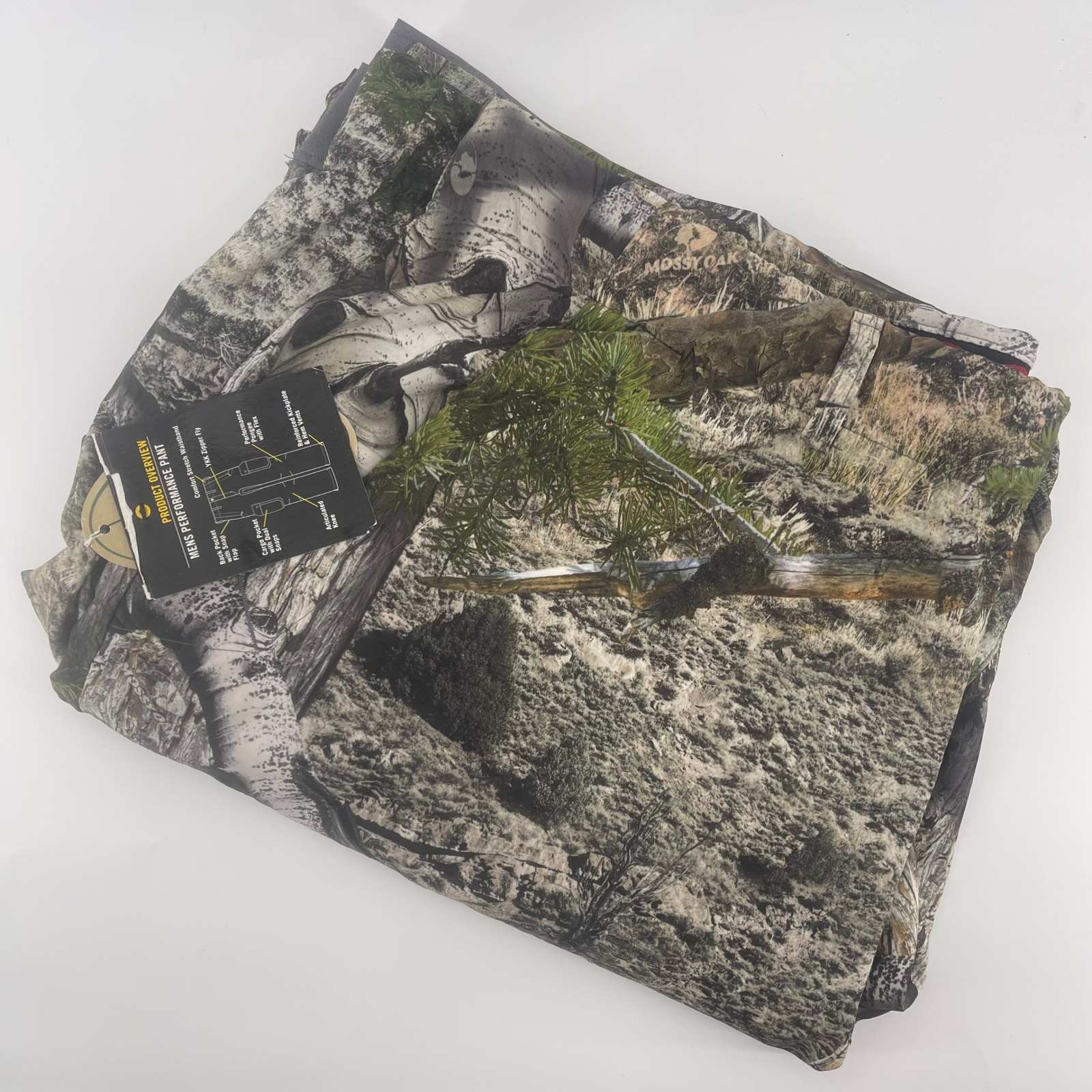 New Mossy Oak Performance Hunting Pants Camo Outdoor Activewear 3XL/3XG