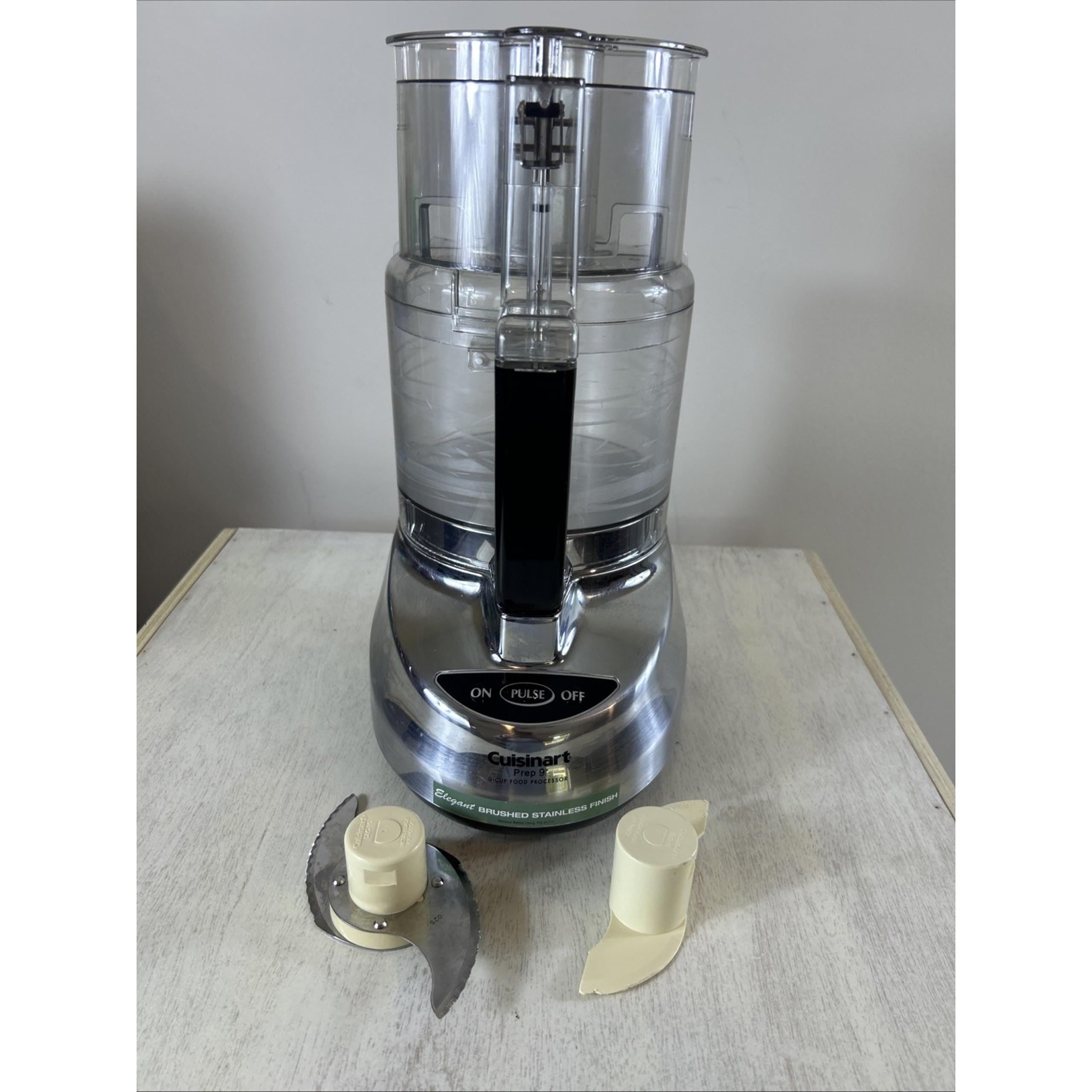 Cuisinart 9 Cup Food Processor Brushed Stainless DLC200-7N Tested Works
