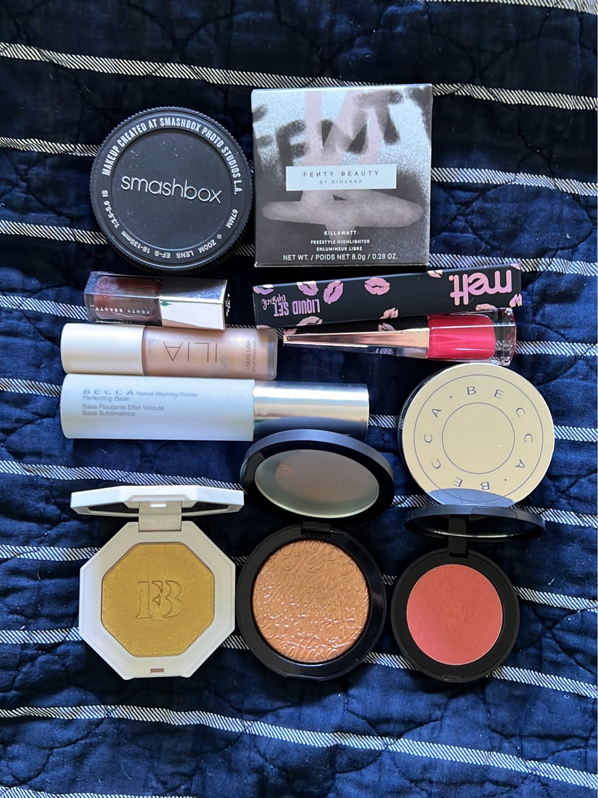 Fenty, Melt Cosmetics, Becca Makeup Bundle