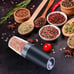 Salt and Pepper Grinder Set with Adjustable Coarseness Automatic w/ LED - NEW