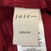 Joie Jeans Okana Skinny Ankle Crop Stretch Cargo Utility Pants Pinkish Red Berry