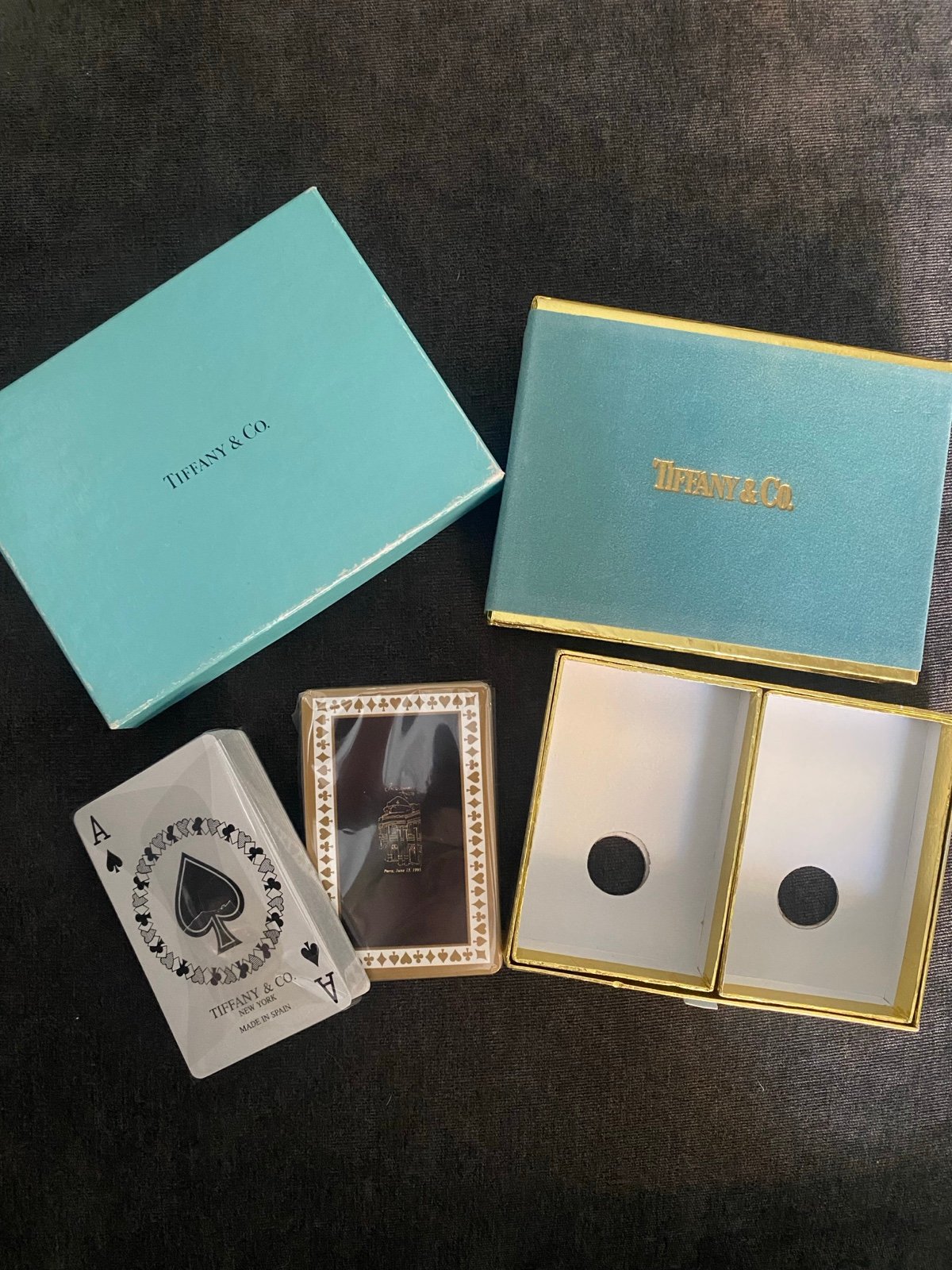 Vintage Tiffany Co playing cards