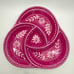 Pink hacienda barro inspired chip dish