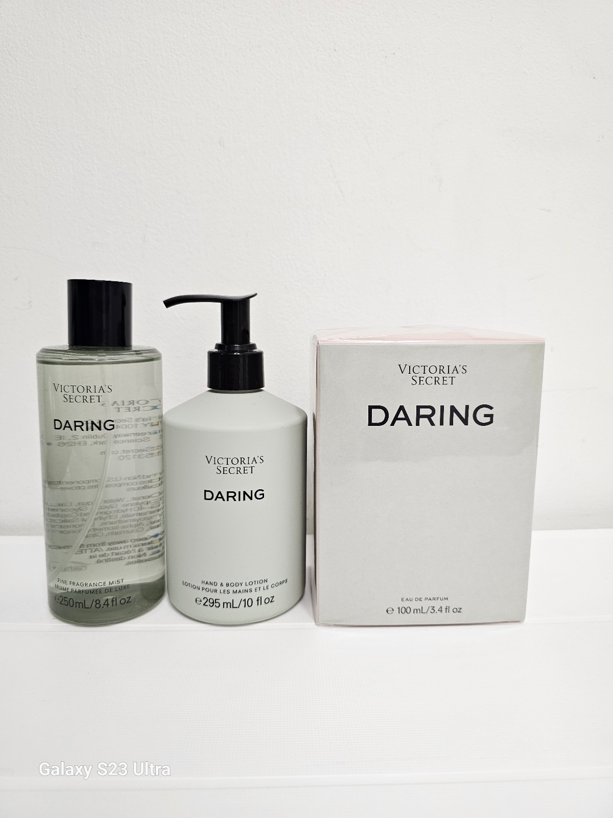 Victoria's Secret Daring Perfume Fine Fragrance Body Mist & Lotion Bundle New