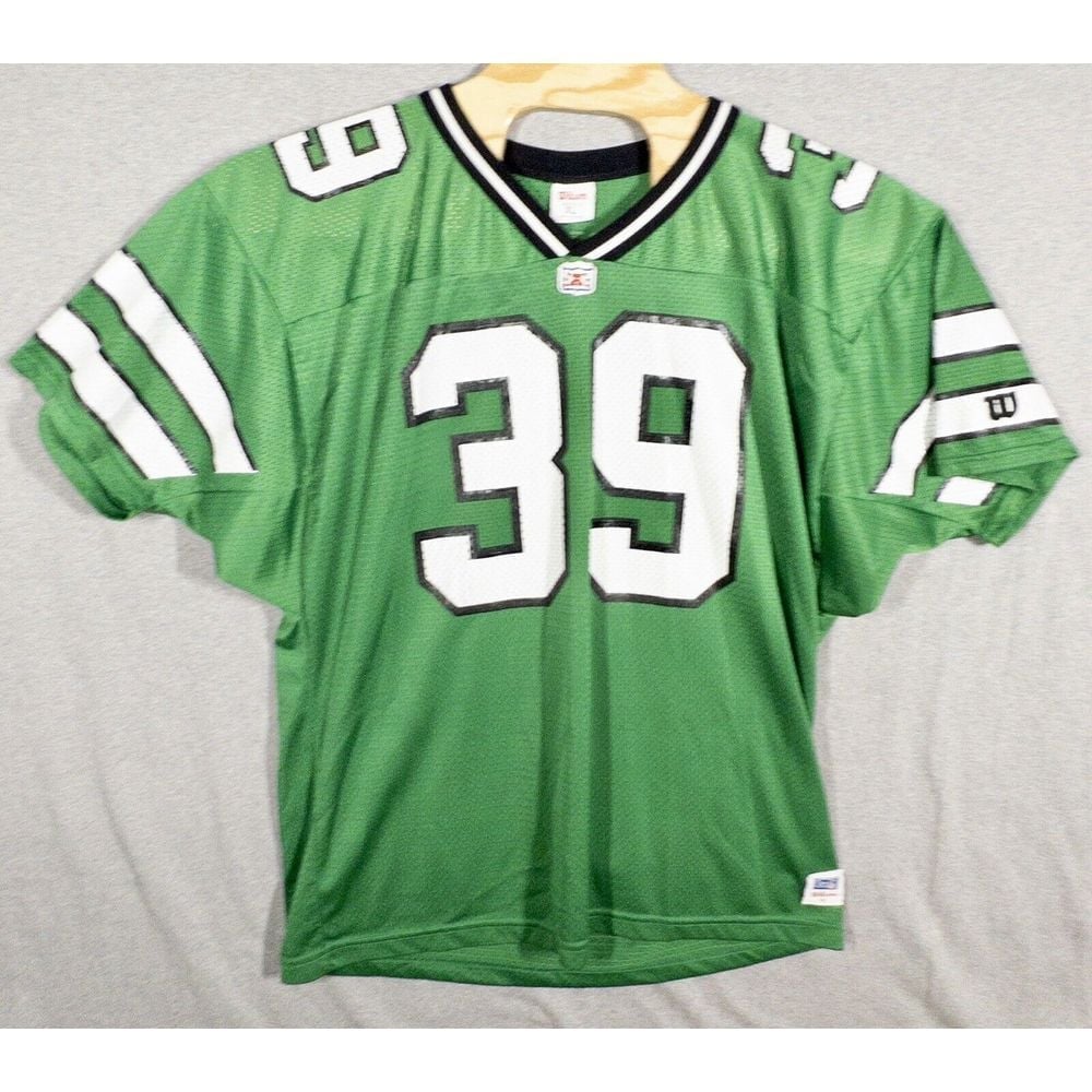Vtg Rare 1990's Wilson NY Jets Johnny Johnson Jersey Made In USA Mens XL