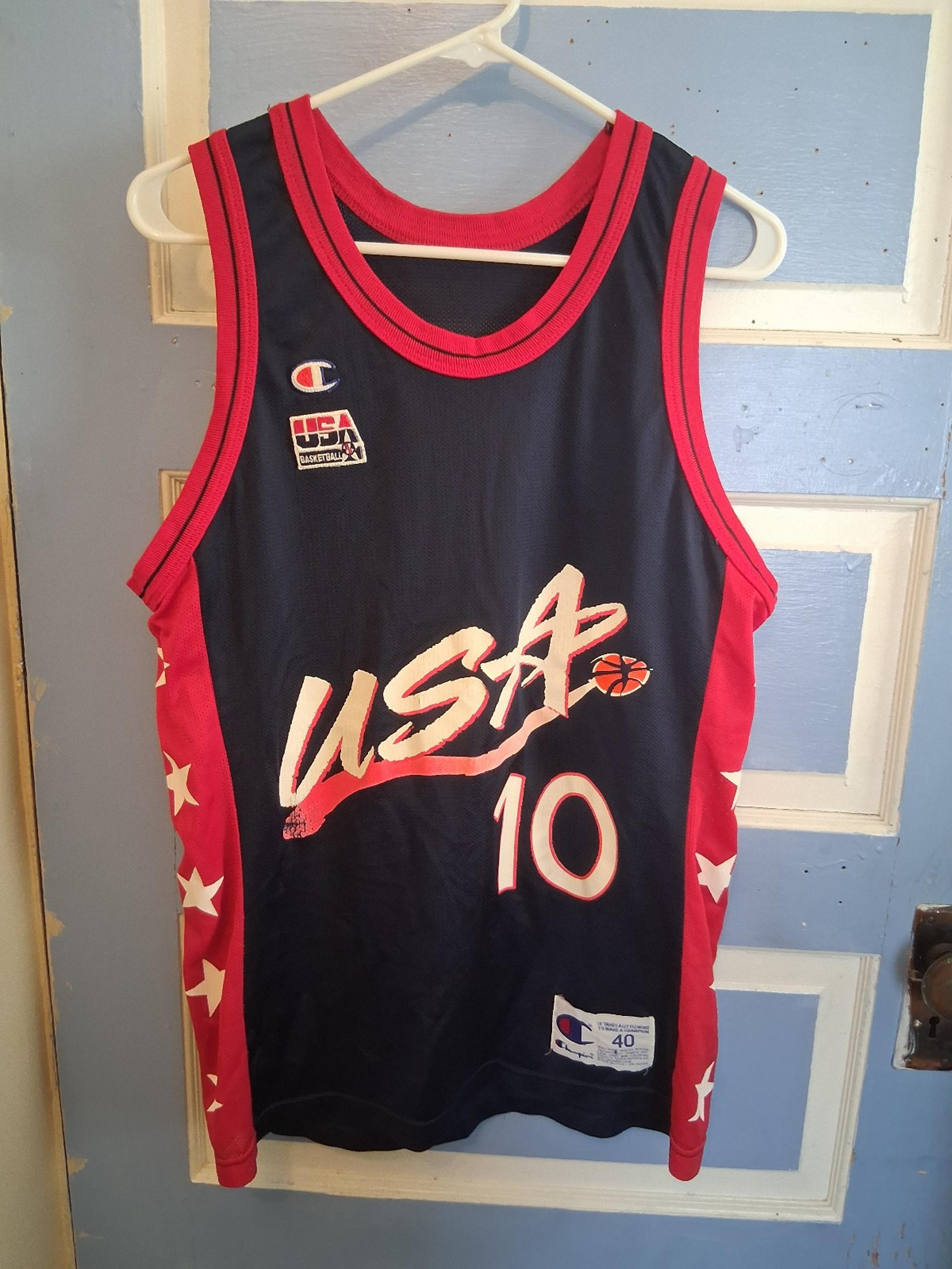 Reggie Miller 1996 team USA Olympic basketball champion jersey size 40
