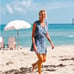 Perry Walker Collective Tia Mini Cotton Mini Dress Size XS
