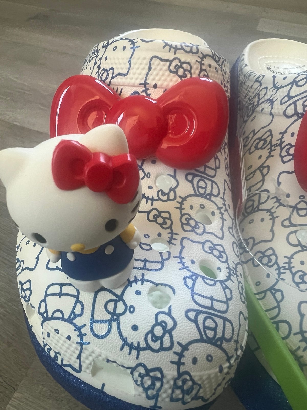 Hello kitty platforms crocs