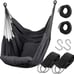 Hammock Chair Hanging Rope Swing Seat for Indoor Outdoor