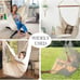 Hammock Chair Hanging Rope Swing Seat for Indoor Outdoor