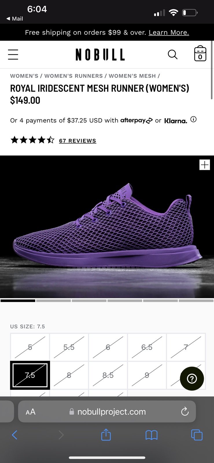 NOBULL Iridescent Mesh Runner