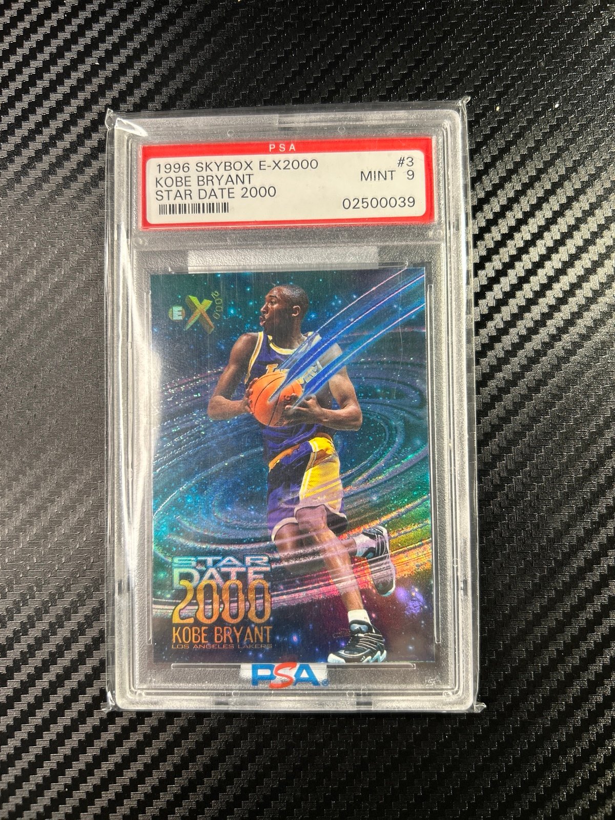 1996 Skybox E-X2000 Kobe Bryant - rookie - Star Date 2000- PSA 9