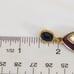 ITEM #686 Vtg Trifari TL Rhinestone and pearl drop Earrings