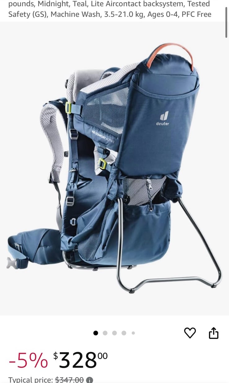 Deuter Kid Comfort Hiking Backpack