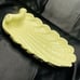 Vintage ABINGDON USA Pottery Clam Shell Center Dish Tray Bowl Platter Green 12”