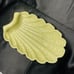 Vintage ABINGDON USA Pottery Clam Shell Center Dish Tray Bowl Platter Green 12”