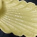 Vintage ABINGDON USA Pottery Clam Shell Center Dish Tray Bowl Platter Green 12”