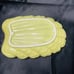Vintage ABINGDON USA Pottery Clam Shell Center Dish Tray Bowl Platter Green 12”