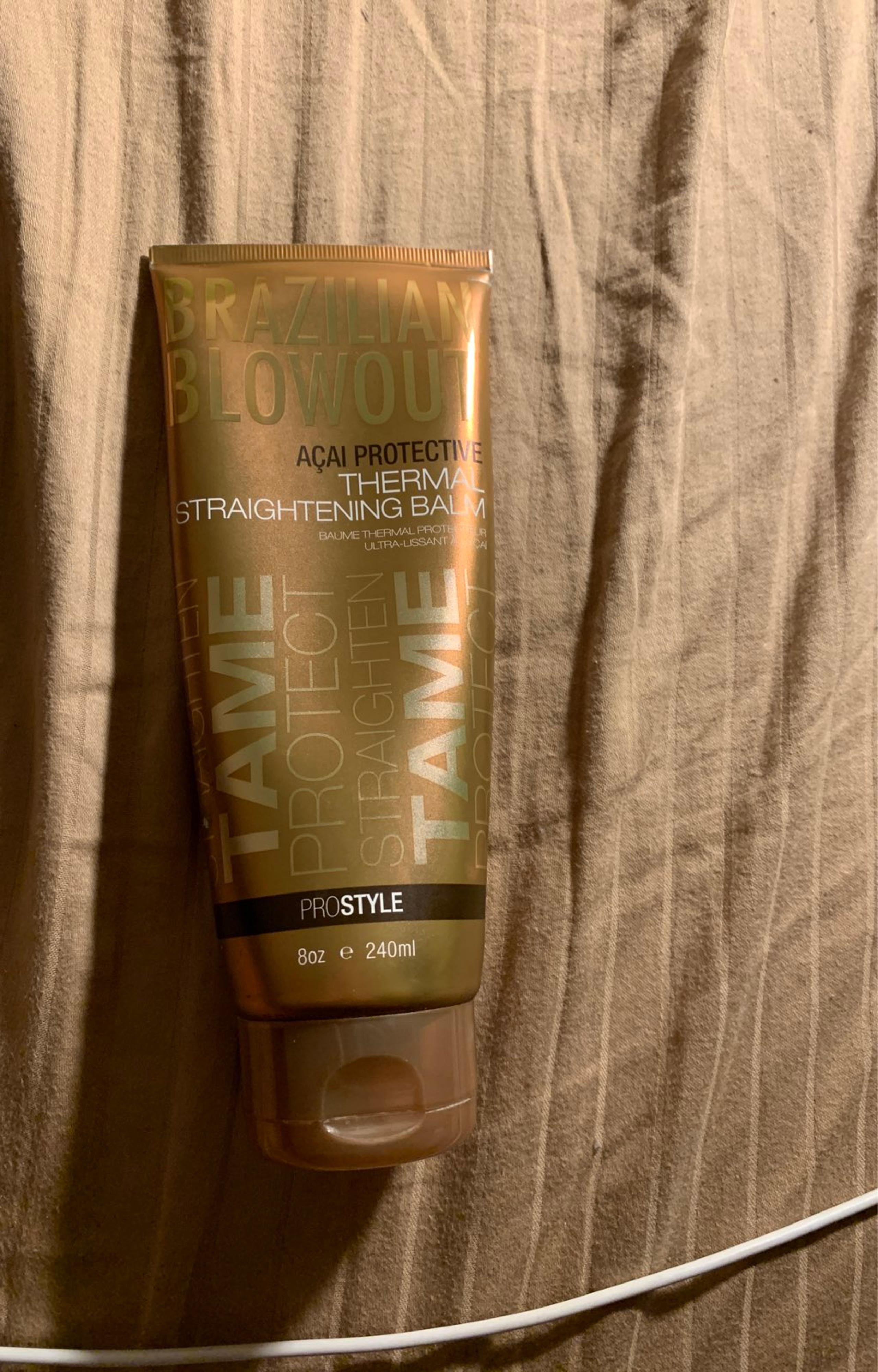Brazilian blowout thermal balm