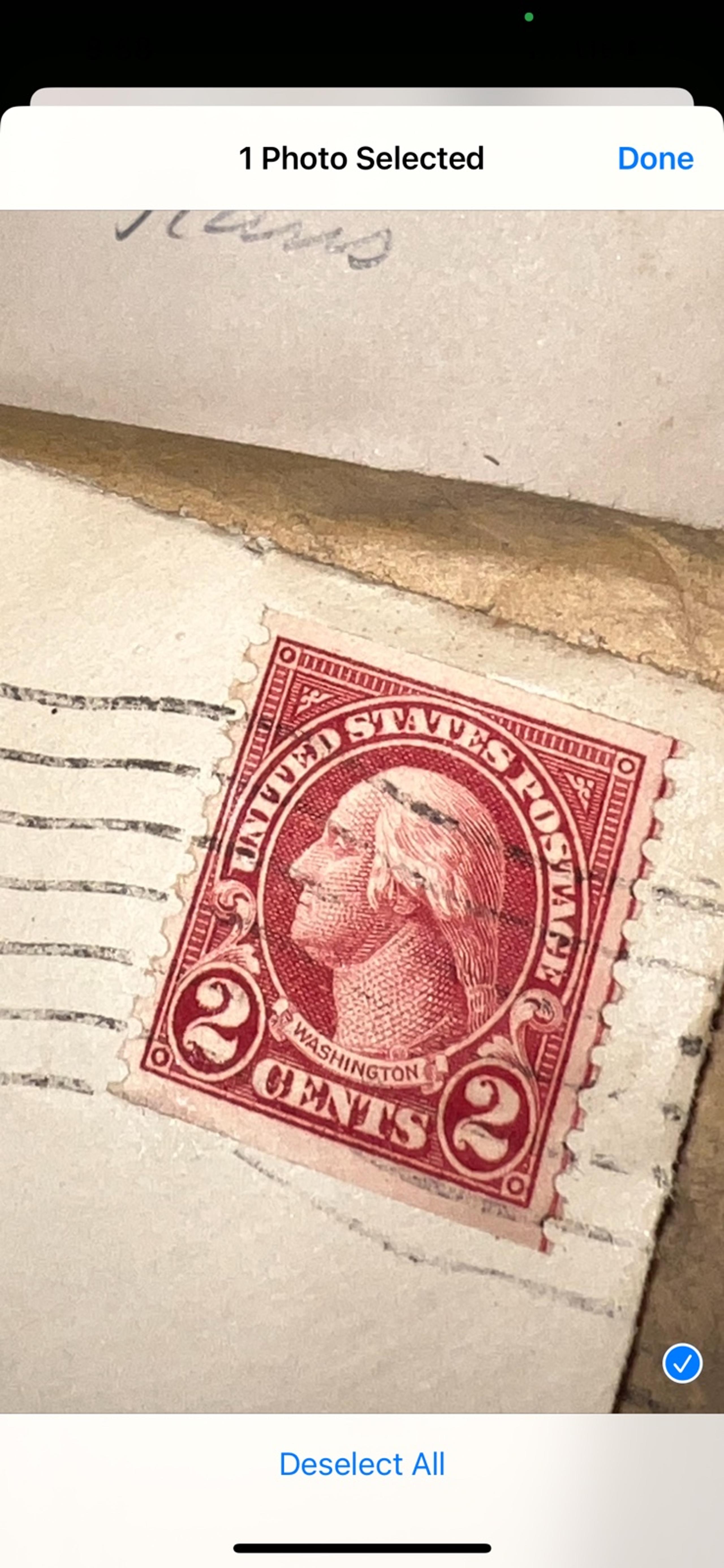 Vintage postage stamps