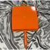 Mario Batali Dansk Cast Iron Skillet Grill Pan Orange Enameled Panini Press Lid