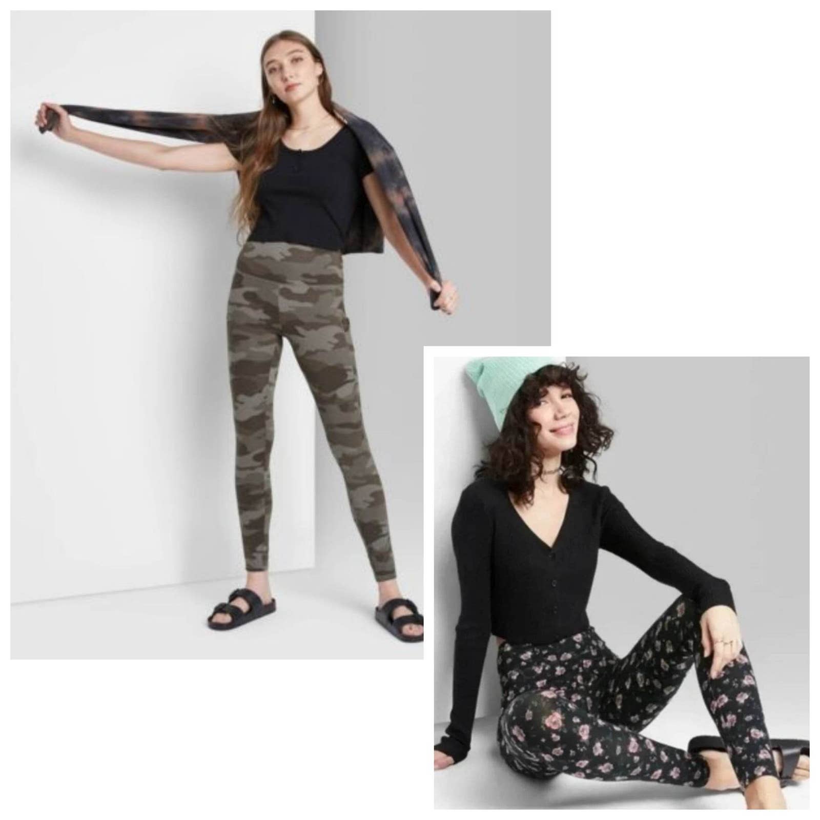 Wild Fable Camouflage Denim Leggings Jeggings for Women Mercari