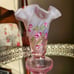 Fenton 100th Anniversary Pink Opalescent Glass Vase