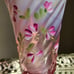 Fenton 100th Anniversary Pink Opalescent Glass Vase