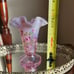 Fenton 100th Anniversary Pink Opalescent Glass Vase