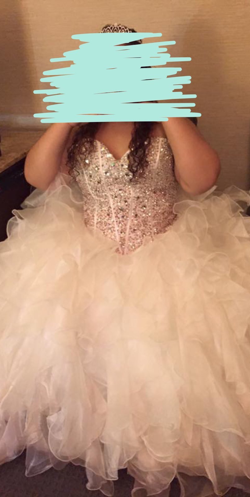 white prom dress