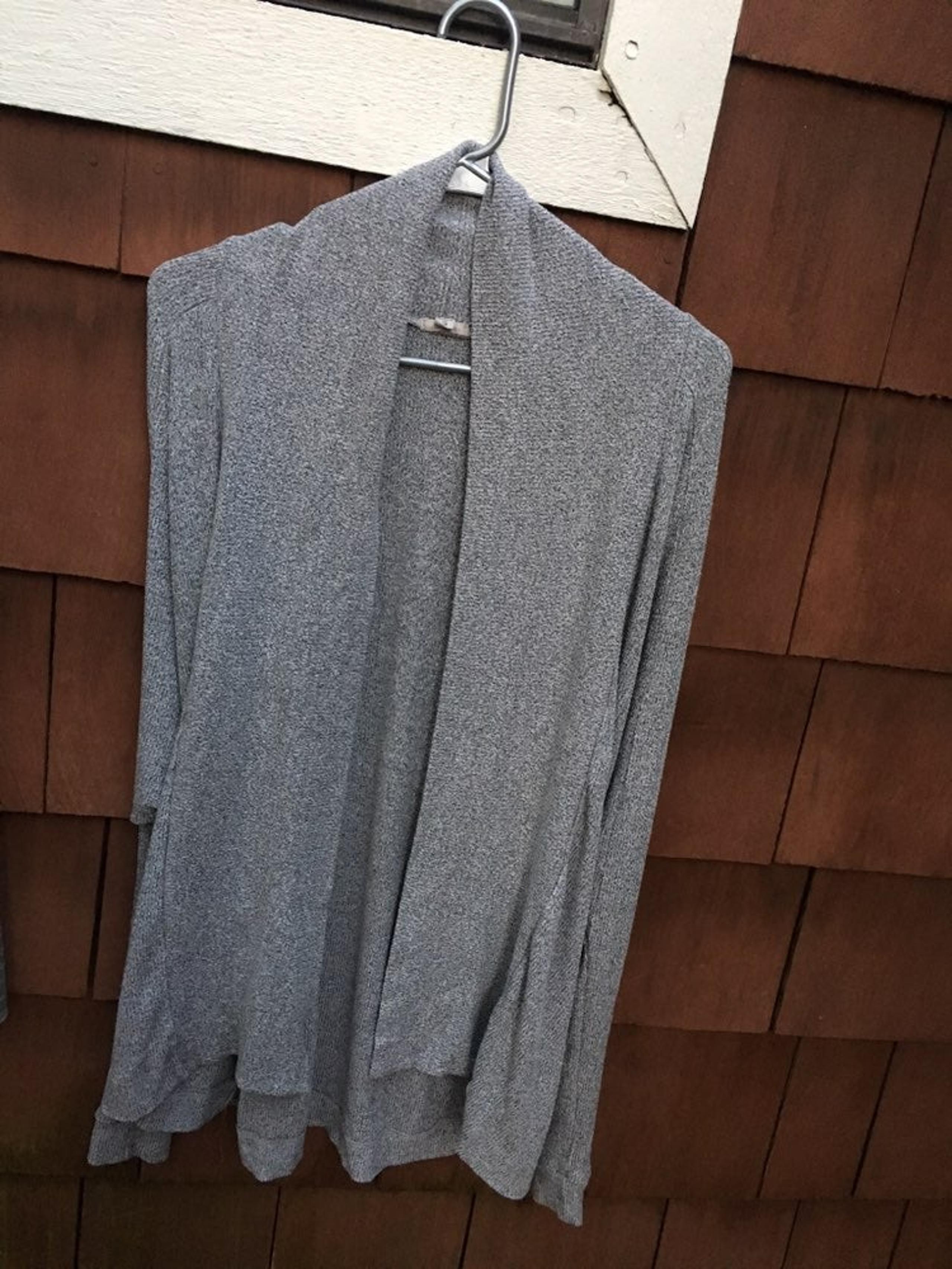 ecote Grey long sleeve Cardigan Sweater