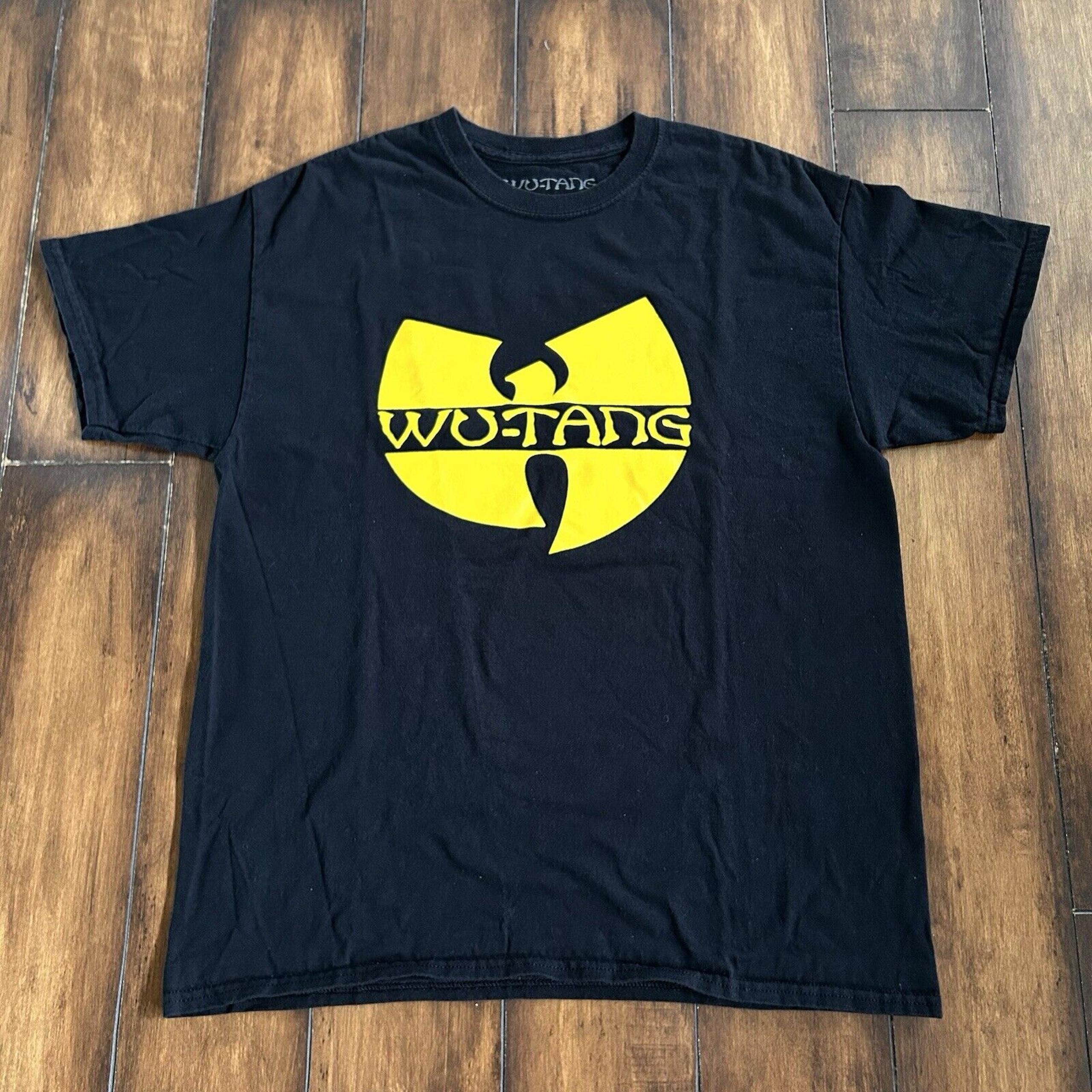 Wu-Tang Clan Men's Graphic T-Shirt Medium Black Solid Short Sleeve