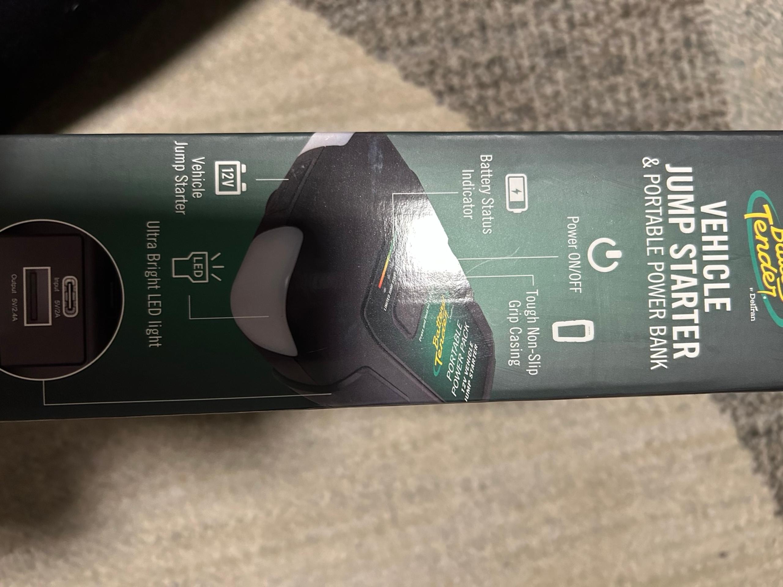 Battery tender jump starter
