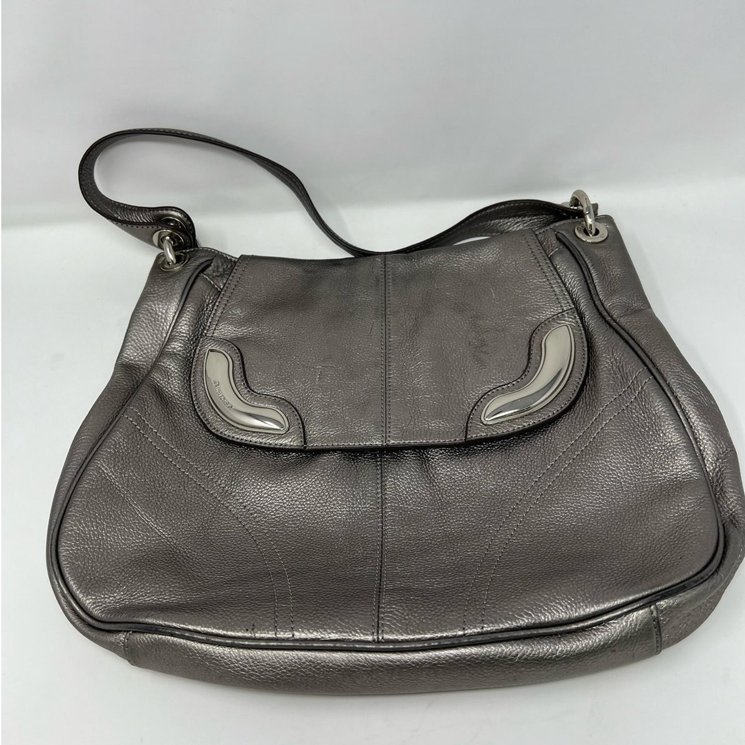 B. Makowsky Leather Hobo Handbag in Great Condition
