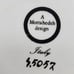 Mottahedeh Italian Horse Plate Decorative Porcelain Rider Black White Ceramic