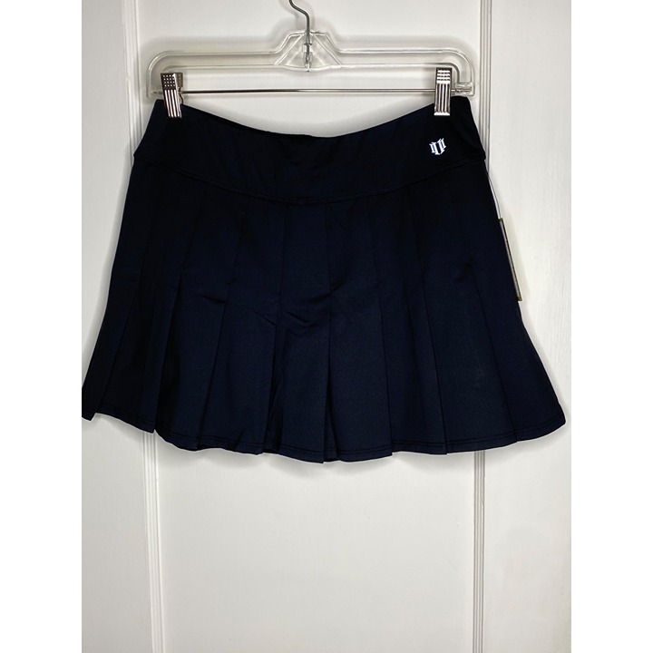Eleven Women`s Flutter pleated 13 Inch Tennis Skort medium black UPF 50+ MSRP 8