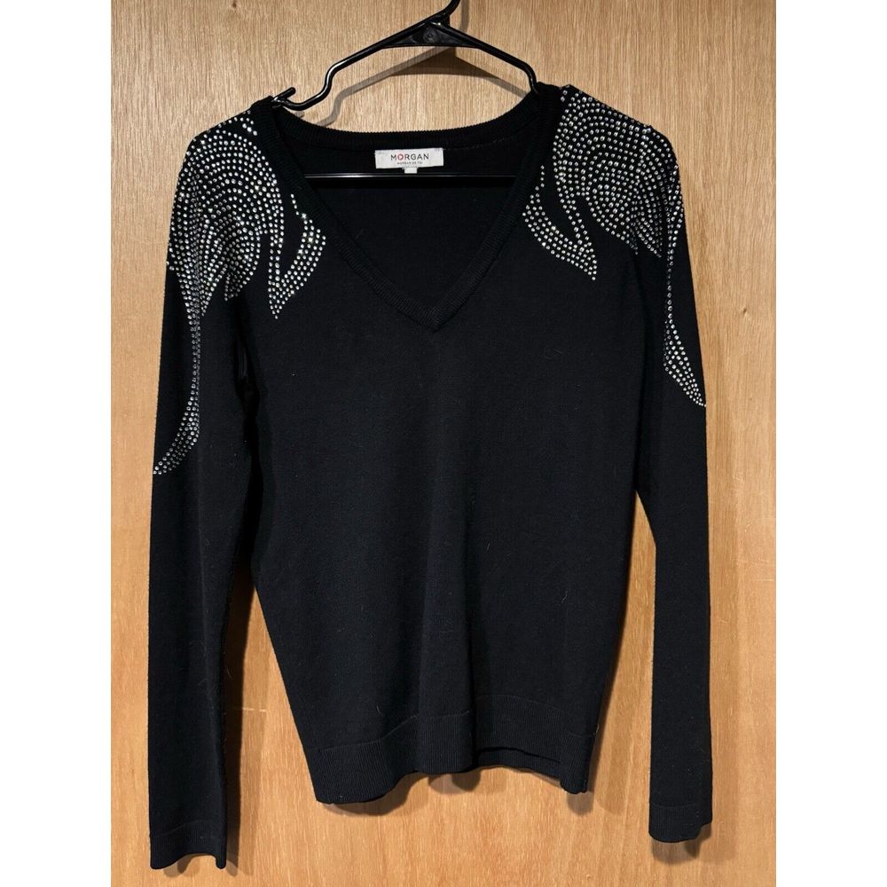 Morgan De Toi Small Black Sweater