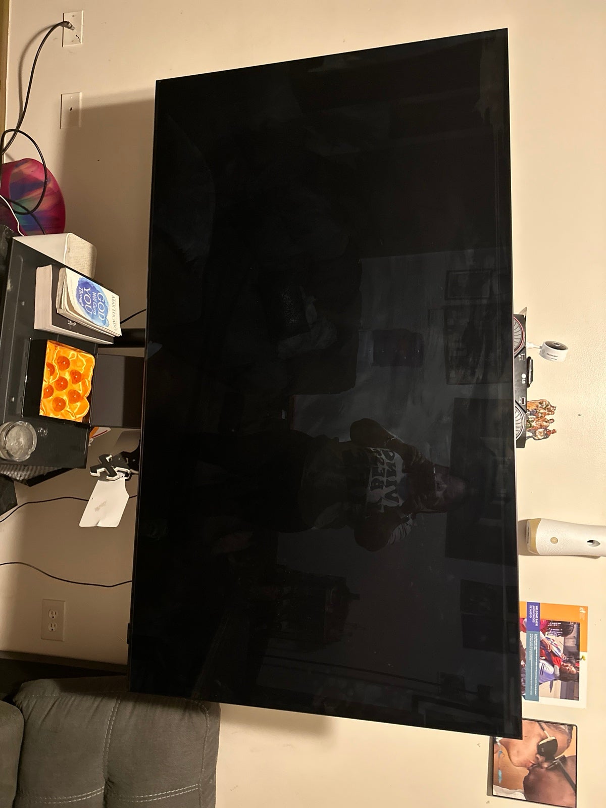 Power supply Samsung went out crack inside screen