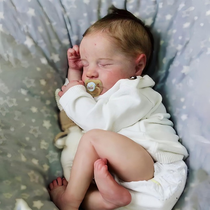 Lifelike Reborn Baby Dolls Boy - 17 Inch Real Baby Feeling Realistic