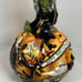 Grisellda’s Pumpkin Patch Tea Light Holder By Heather Goldmine 22Kt Gold Accents