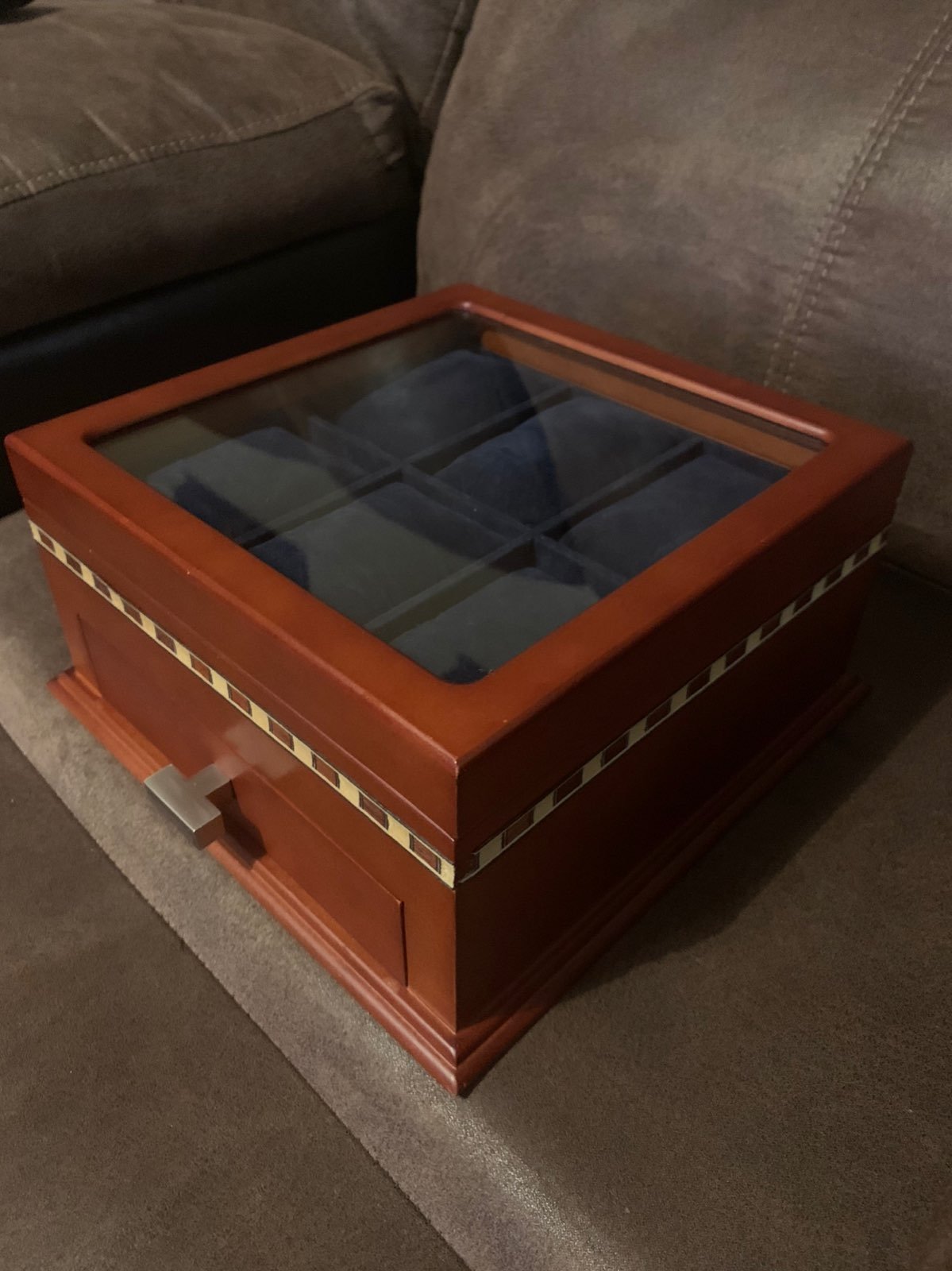 mens jewelry box wooden