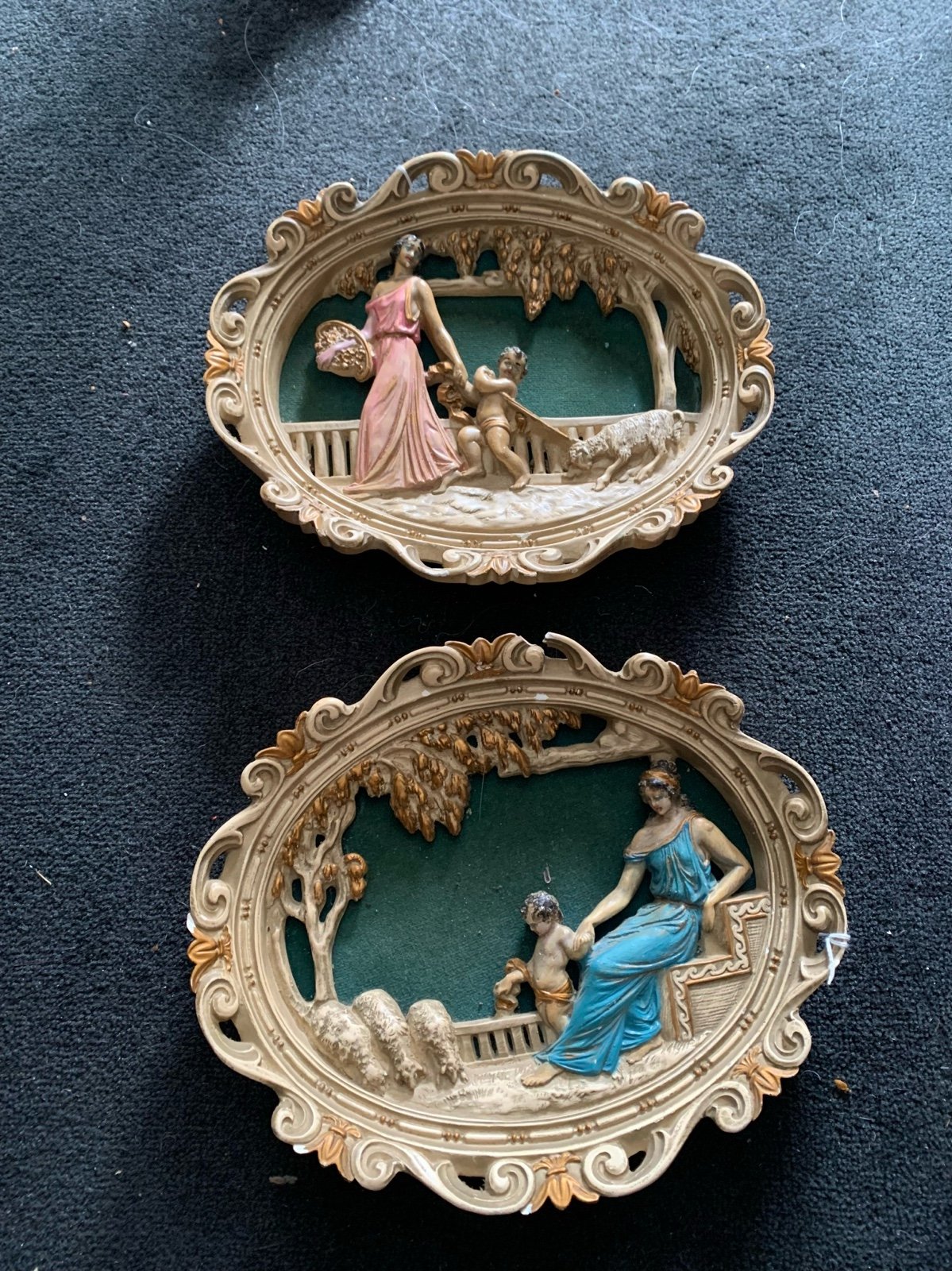 vintage chalkware
