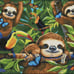 Diamond Art Club SLOTH PUZZLE Diamond Painting Kit