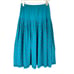 VTG 90s David Wayne Turquoise Paisley Peasant Skirt Small